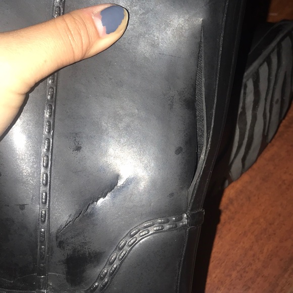 Michael Kors Black Tall Rain boot - Picture 4 of 8